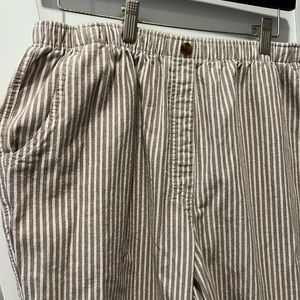 Striped Allison Daley cropped pants